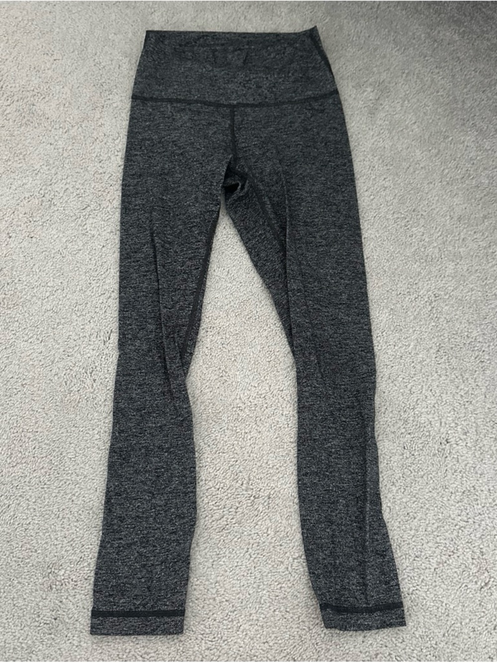 High-Waist Active Leggings - Charcoal Gray